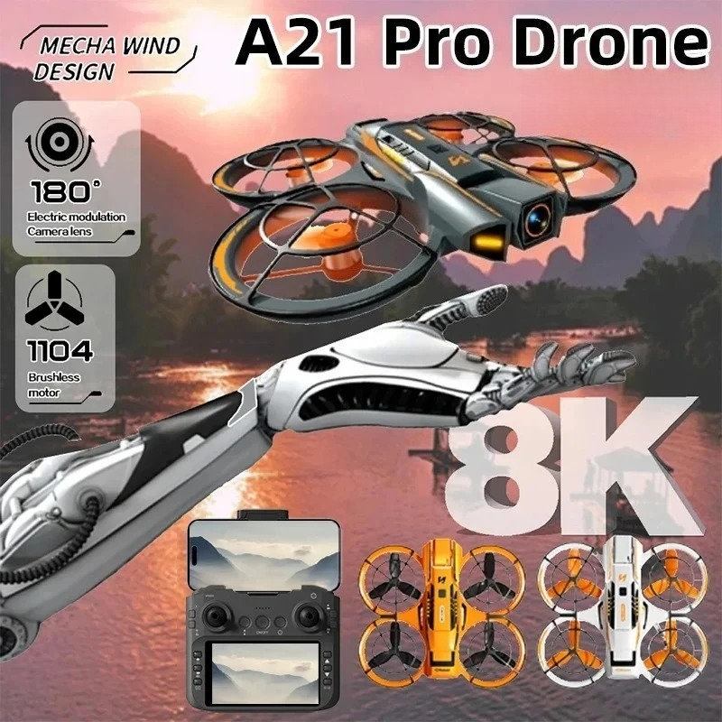 Drone Camera Night Vision - Original A21 Pro Drone 4K Professional
